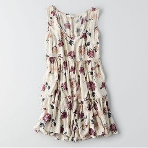 Floral Tiered Babydoll Dress